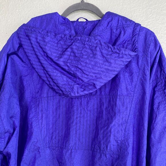 Nils Vintage Jacket Womens 10 Windbreaker Hooded Half Zip Pullover Ski Snow Vtg - Picture 8 of 14